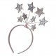 Pink & Silver Sequin Star Headband