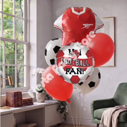 Arsenal FC Balloon Bouquet