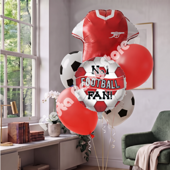 Arsenal FC Balloon Bouquet