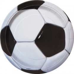 Soccer Round Plates Soccer Round Plates