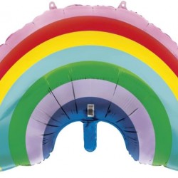 Bright Rainbow Foil Balloon Bright Rainbow Foil Balloon