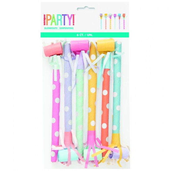 Pastel Coloured Party Blowouts