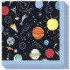 16 Outer Space Luncheon Napkins