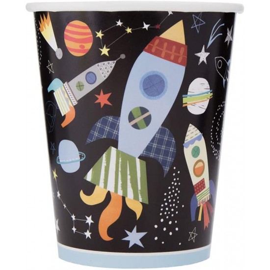 8 Outer Space Party Cups