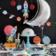 8 Outer Space Party Plates