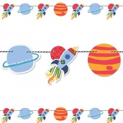  Outer Space Planets Cutout Banner