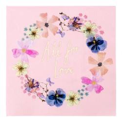16 Blossom Bride Napkins 16 Blossom Bride Napkins