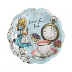 12 Alice in Wonderland Party Plates 12 Alice in Wonderland Party Plates