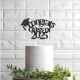 Personalised Custom Glitter Graduation Cake Topper