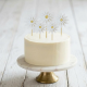 Daisy Cake Toppers - Set of 5