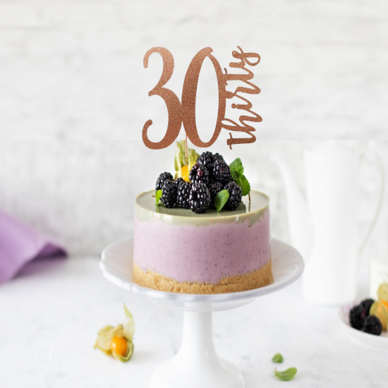30th Birthday Cake Topper