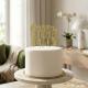 Personalized Happy Retirement Cake Topper
