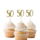 50th Birthday Cupcake Topper