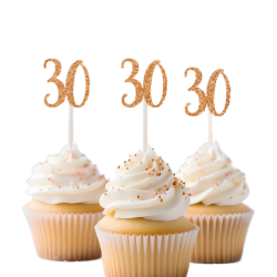 30th Birthday Cupcake Topper