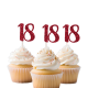 18th Birthday Cupcake Topper