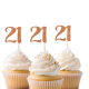 21st Birthday Cupcake Topper