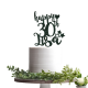 Personalized 30th Birthday Cake Topper