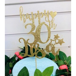 Personalised Birthday Cake Topper