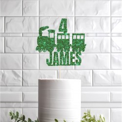 Steam Train Personalised Cake Topper Steam Train Personalised Cake Topper