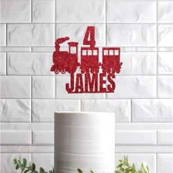 Steam Train Personalised Cake Topper Steam Train Personalised Cake Topper