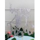 Silver Birthday Cake Topper