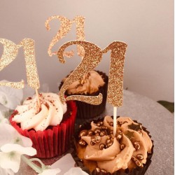 21st Birthday Cupcake Topper 21st Birthday Cupcake Topper