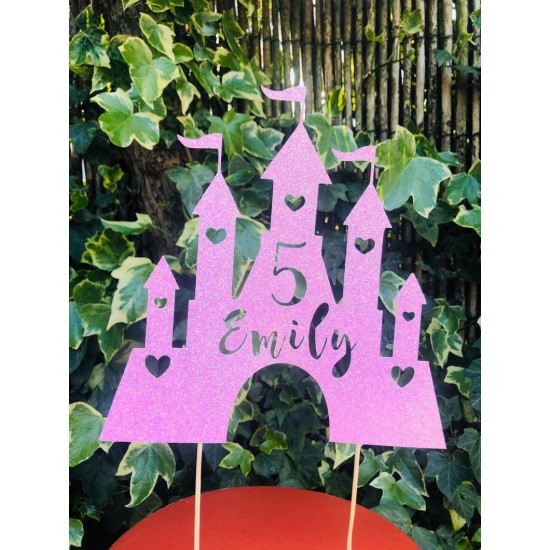 Princess Cake Topper, Princess Party, Personalised Cake Topper