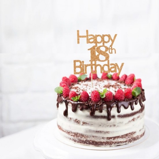 Personalised Birthday Cake Topper