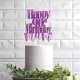 Happy Birthday Mum Personalised ANY AGE Glitter Cake Topper