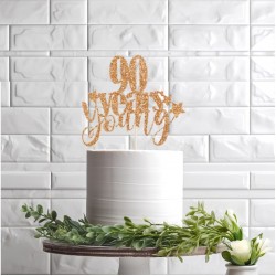 Personalised Custom Cake Toppers 90th Birthday Personalised Custom Cake Toppers 90th Birthday