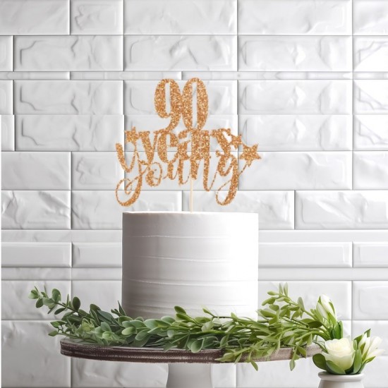 Personalised Custom Cake Toppers 90th Birthday