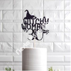 Personalised any Age Witchy Woman Cake Topper