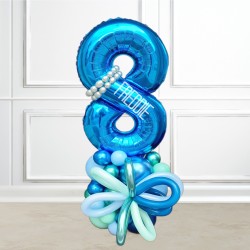 Custom Name Foil Number Balloon Stuck