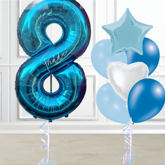 Personalised Number Balloon Set