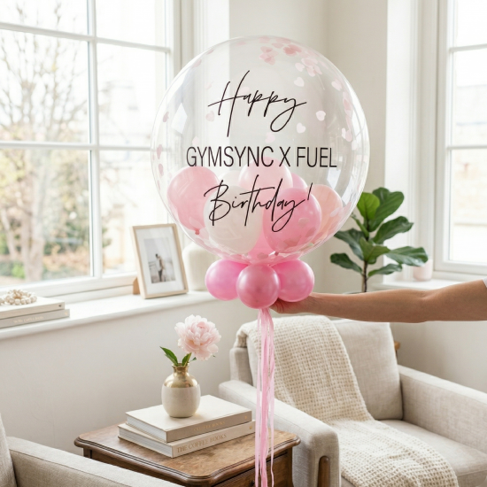 Personalised Custom Name and message Bubble Balloon