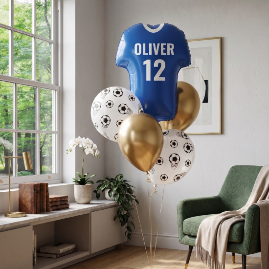 Personalised Football Balloon Set Personalised Football Balloon Set