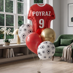 Personalized Football Balloon Set