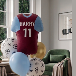 Personalized Football Balloon Set