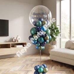 Personalized Balloon Tower Custom Party Decor
