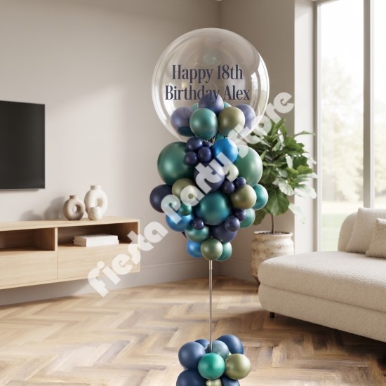 Personalized Balloon Tower Custom Party Decor