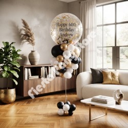 Personalized Balloon Tower Custom Party Decor