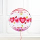 Love Connected Hearts Bubble