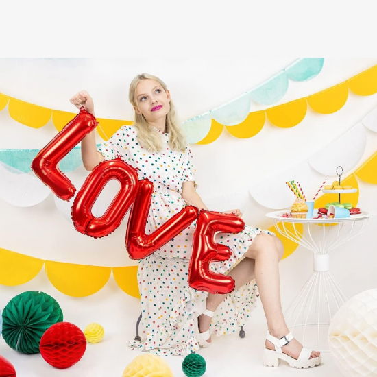 Red Foil Love Balloon