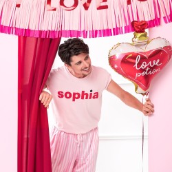 Red and Pink I Love You Banner Red and Pink I Love You Banner