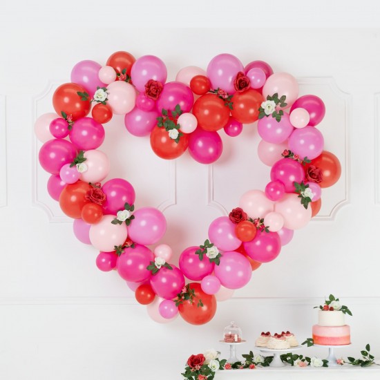 Heart Frame Balloon Garland Kit DIY