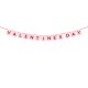Red and Pink Valentines Day Banner